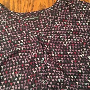Maurices Purple Button Down Top Plus Size 1
